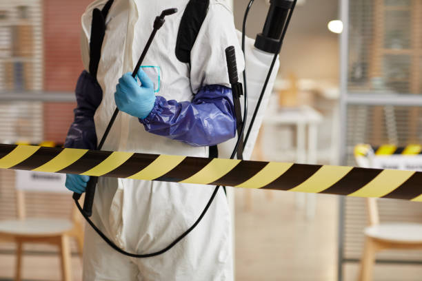 Professional Biohazard Cleanup technician working in Westminster, CA